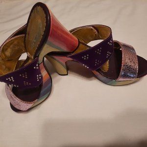 S &G Italian heel slippers